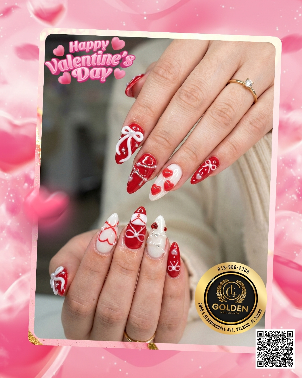Love is in the air and on your fingertips. This Valentine's Day, treat yourself to nails that make your heart skip a beat. 